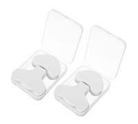 Générique Lot de 2 Boîtes de Disques en Fibre Naturelle pour Visage, Patchs Nettoyants pour Nez, Menton et Zone T, Élimination des Points Noirs, Absorption Améliorée