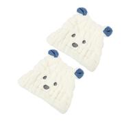 Générique Lot De 2 Bonnets De Bain Pour Cheveux Secs Pour Enfants Serviette De Bain Bonnet De Séchage Pour Cheveux Bonnet De Pour Bébé Bonnet De Pour Enfants Bonnet De Séchage Pour
