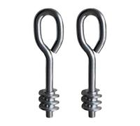 Générique Lot de 2 boulons à œil de levage à filetage annulaire, crochets à œil coupe-vent pour tentes de camping et pelouse