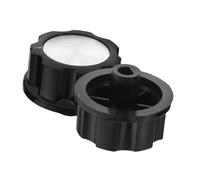 Générique Lot De 2 Boutons De Commande Universels Pour Four Allumage Autocuiseur En Plastique Noir