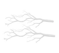 Générique Lot de 2 Branches de Bouleau Blanc Artificielles 30 CM Tiges Décoratives pour Vase Bâtons Secs pour Décoration Intérieure Remplissage de Vase d'hiver Décoration Maison et