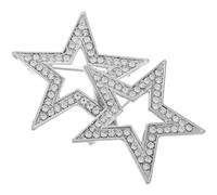 Générique Lot de 2 Broches Délicates en Alliage Zircon Couronne, Épingles de Poitrine Féminines pour Manteau et Costume, Accessoires Décoratifs Élégants pour Vêtements, Paquet et Foulards