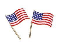 Générique Lot De 2 Broches Drapeau Américain Broche Pour De L'Indépendance Des États- Broche Drapeau Américain Broche Étoile Pour De L'Indépendance Broche