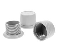 Générique Lot de 2 Butées Murales Réglables pour Tête de Lit en Abs Auto-adhésives Anti-Bruit, Hauteur 40-65 Mm, Stabilisateur pour Cadre de Lit Silencieux