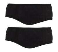 Générique Lot de 2 Cache-oreilles Antibruit pour Adultes, Bandeau Sommeil Ajustable Noir Fixation Auto-agrippante, Doux et Hypoallergénique, Isolation Acoustique pour Dormir, Étudier