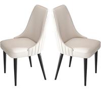 Générique Lot de 2 chaises de Salle à Manger, Coussin en Latex Confortable, surélevé et Extensible(A)