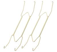 Générique Lot de 2 Cintres Muraux Invisibles pour Assiettes 12 Pouces en Alliage Robuste Supports de Plaques Cuisine sans Perçage Fixation Adhésive Antidérapante Rangement Mural