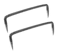 Générique Lot de 2 Clous à Double Pointe 5 X 195 MM en Acier Robuste pour Fixation Bois et Clôtures Clous de Construction Pointus pour Usage Professionnel et Bricolage