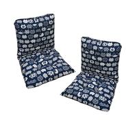 Générique Lot de 2 Coussins de Chaise à Dossier Bas Coussins de Chaise 40 x 80 cm Coussins D'assise Chaises de Jardin à Dossier Bas Coussins D'assise Coussins de Chaise Coussin de Dossier