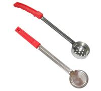 Générique Lot de 2 Cuillères à Portion en Acier Inoxydable 57 Ml, Louche à Sauce à Pizza Manche Long, Cuillère Doseuse la Cuisine pour Étaler Sauce Pizza, Ustensile Inox Facile à Nettoyer