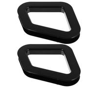Générique Lot de 2 D'accessoires pour Chaise de Bureau Noire en Plastique Taille Personnalisable et Décorative pour Fauteuil Gaming et Bureau