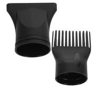 Générique Lot de 2 Embouts Universels pour Sèche-cheveux, Buse Peigne et Diffuseur Résistants la Chaleur, Accessoires Coiffage pour Boucles et Brushing, Compatible Sèche-cheveux de Voyage,