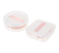 Générique Lot de 2 Éponges Maquillage pour Femmes en Polyuréthane Hydrophile, Portables et Utilisables Humide ou Sec, pour Voyage et Usage à Domicile