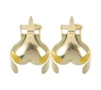 Générique Lot de 2 Éteignoirs à Bougies en Métal Doré, Petit Outil D'extinction de Flamme de Cœur, Accessoire Réutilisable pour Bougies Parfumées et Chauffe-Plat, Décoration Élégante