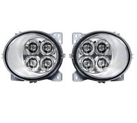 Générique Lot de 2 Feux Avant Antibrouillard LED 24V Pare-chocs Phares Antibrouillard Gauche et Droite Ajustement Spécifique Compatible avec Scania P G R T après 2004