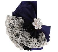 Générique Lot de 2 Filets à Cheveux pour Chignons Noirs en Tulle Pinces à Chignon Bordure Dentelle Accessoires Coiffure pour Femmes Adaptés pour Travail et Occasions Formelles