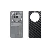 Générique Lot de 2 Film de Protection d'écran Arrière, compatible avec CMF Phone 3A Pro, Film Arrière en Noir Fibre de Carbone Skin Peau (non vitre verre trempé)