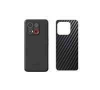 Générique Lot de 2 Film de Protection d'écran Arrière, compatible avec EMPORIA ME 6 ME6, Film Arrière en Noir Fibre de Carbone Skin Peau (non vitre verre trempé)
