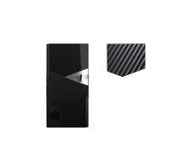 Générique Lot de 2 Film de Protection d'écran Arrière, compatible avec HiBy R6 Pro MAX, Film Arrière en Noir Fibre de Carbone Skin Peau (non vitre verre trempé)