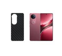 Générique Lot de 2 Film de Protection d'écran Arrière, compatible avec JOVI V50, Film Arrière en Noir Fibre de Carbone Skin Peau (non vitre verre trempé)