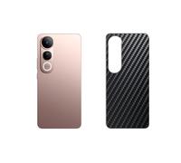Générique Lot de 2 Film de Protection d'écran Arrière, compatible avec JOVI V50 LITE 5G, Film Arrière en Noir Fibre de Carbone Skin Peau (non vitre verre trempé)