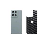 Générique Lot de 2 Film de Protection d'écran Arrière, compatible avec MOTOROLA MOTO G56, Film Arrière en Noir Fibre de Carbone Skin Peau (non vitre verre trempé)