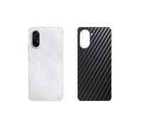 Générique Lot de 2 Film de Protection d'écran Arrière, compatible avec OnePlus Ace 5 Race, Film Arrière en Noir Fibre de Carbone Skin Peau (non vitre verre trempé)