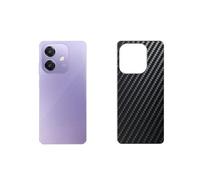 Générique Lot de 2 Film de Protection d'écran Arrière, compatible avec OPPO A5i, Film Arrière en Noir Fibre de Carbone Skin Peau (non vitre verre trempé)