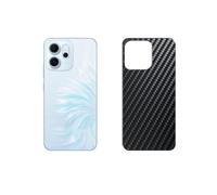 Générique Lot de 2 Film de Protection d'écran Arrière, compatible avec OPPO Reno14 F 5G / Reno 14 F 5G, Film Arrière en Noir Fibre de Carbone Skin Peau (non vitre verre trempé)