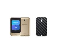 Générique Lot de 2 Film de Protection d'écran Arrière, compatible avec POCKETALK S2, Film Arrière en Noir Fibre de Carbone Skin Peau (non vitre verre trempé)