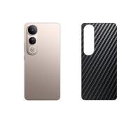 Générique Lot de 2 Film de Protection d'écran Arrière, compatible avec vivo V50 Lite 5G, Film Arrière en Noir Fibre de Carbone Skin Peau (non vitre verre trempé)