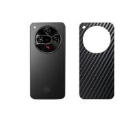 Générique Lot de 2 Film de Protection d'écran Arrière, compatible avec Zte nubia Focus 2 5G, Film Arrière en Noir Fibre de Carbone Skin Peau (non vitre verre trempé)