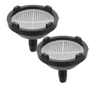 Générique Lot de 2 Filtres à Tamis pour Tuyau D’Arrosage Domestique 2 MM Crépine Noire en Plastique Robuste Filtre D’Entrée pour Pompe à Eau Adapté à Pulvérisateurs Électriques et