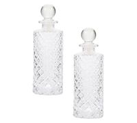 Générique Lot de 2 Flacons D’aromathérapie en Verre Transparent 150 ML, Contenant Parfum à Petit Goulot, Support Diffuseur Créatif pour Bureau et Décoration Intérieure, Parfum D’Ambiance