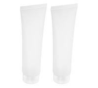 Générique Lot de 2 Flacons de Toilette de Voyage Rechargeables en Pe Réutilisable, Étanches et Faciles à Verser pour Cosmétiques et Gels