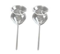 Générique Lot de 2 Globes D’Arrosage Automatiques en Verre Transparent pour Plantes Dispositif D’Arrosage Lent et Pratique Arroseur Automatique pour Jardin Maison et Balcon