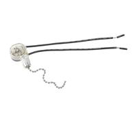 Générique Lot de 2 Interrupteurs à Chaînette Translucides 10 CM pour Ventilateur de Plafond et Lampe Murale Commande à 2 Positions Accessoires Compatibles pour Éclairage Intérieur