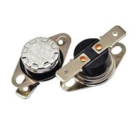Générique Lot de 2 interrupteurs de thermostat normalement fermés et ouverts 5 10 15 20 25 30 40 45 50 55 60 65 70 75 80 85 90 95 ℃ Interrupteur de capteur de température KSD301(10 degree,NORMAL CLOSE
