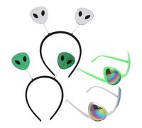 Générique Lot de 2 Lunettes de Cosplay à Antenne avec Serrage-tête en Plastique Confortable et Facile à Porter pour Fêtes à Thème et Déguisements Originaux