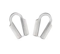 Générique Lot de 2 M12 Cosse Coeur pour 10mm Câble Acier, Cosses de Câble en Acier Inoxydable, Câble Cosse Coeur