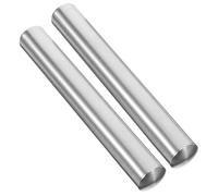 Générique Lot de 2 Manches de Brosse Wc en Acier Inoxydable 201 Accessoire de Rechange pour Tête de Brosse Poignée Métallique Ergonomique Compatible Nettoyage Salle de Bain Pièce