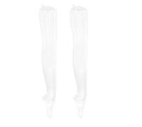 Générique Lot de 2 Mannequins Gonflables Transparents 81 Cm pour Exposition de Chaussettes et Leggings, Support Jambe Unique en Pvc Léger, Outil Polyvalent pour Présentoir Boutique