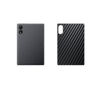 Générique Lot de 2 Noir Fibre de Carbone Arrière Protection d'écran, compatible avec OSCAL PAD 80 10.51" Tablet, Back Film Protecteur (non vitre verre trempé)
