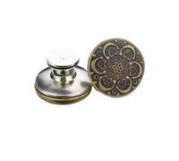 Générique Lot de 2 ou 4 Boutons réglables for Jean de 17 mm, sans Outils, réutilisables, instantanés, Remplacement for Pantalon, Serre-Jeans(Type27 17mm,4pcs)