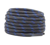 Générique Lot de 2 paires de lacets ronds pour chaussures de sport, de randonnée et d'extérieur(Dark gray blue,140cm)