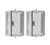 Générique Lot de 2 Paniers à Rôtir Rotatifs en Acier Inoxydable pour Four et Friteuse à Air Moules à Noix Cuisson Barbecue Polyvalente Accessoires la Cuisine Robustes et Pratiques