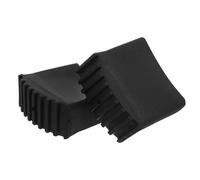 Générique Lot de 2 Patins de Protection en Caoutchouc Antidérapants pour Pieds d'Échelle 25 X 63 CM Embouts Isolants Noirs pour Échelles de Chantier Protections Solide pour Sécurité et