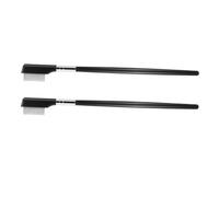 Générique Lot de 2 Peignes à Cils en Acier Inoxydable à Manche Droit Brosses Séparatrices Précises pour Extensions de Cils Outil de Beauté Doux Usage Professionnel et Personnel