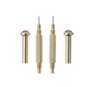 Générique Lot de 2 Perceuses Manuelles pour Nail Art Dorées, Outils de Perçage D'ongles en Métal, Accessoires Piercing Ongles pour Décoration et Bijoux Pendants, Usage Couleur Aléatoire