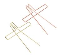 Générique Lot De 2 Pinces à Partitions En Métal Pour Livre De Musique Support De Partition Pour Piano Couleur Rose Doré Et Doré Facile à Utiliser Clip De Page Multifonctionnel Et Livres